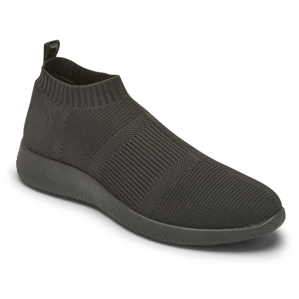 Rockport Sneakers Dam Svarta - City Lites Robyne Knit - VZPCJ9208